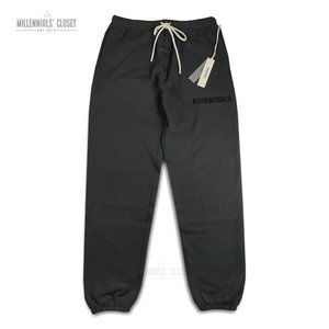 Fear of God Essentials Sweatpants Jet Black SS23 size XL